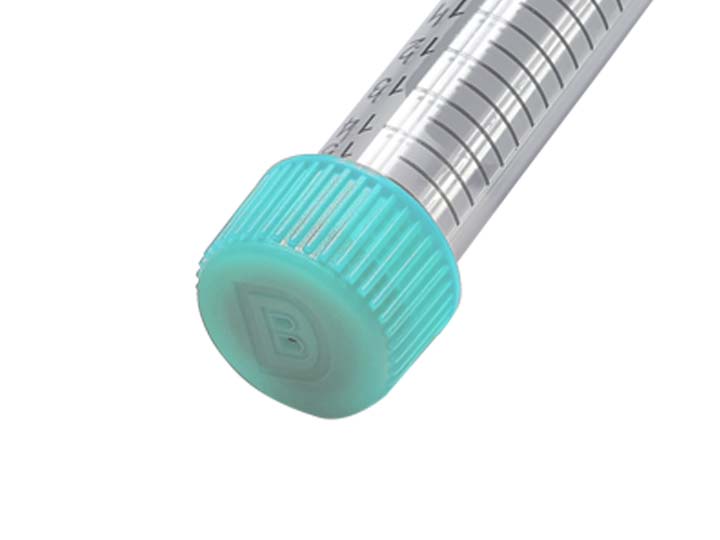 盖子带有透气孔且带丁基胶塞，用于连接注射器