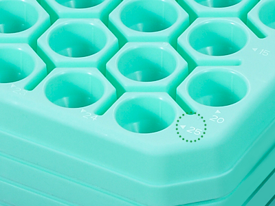 表面带数字标记，易于辨认及方便实验记录